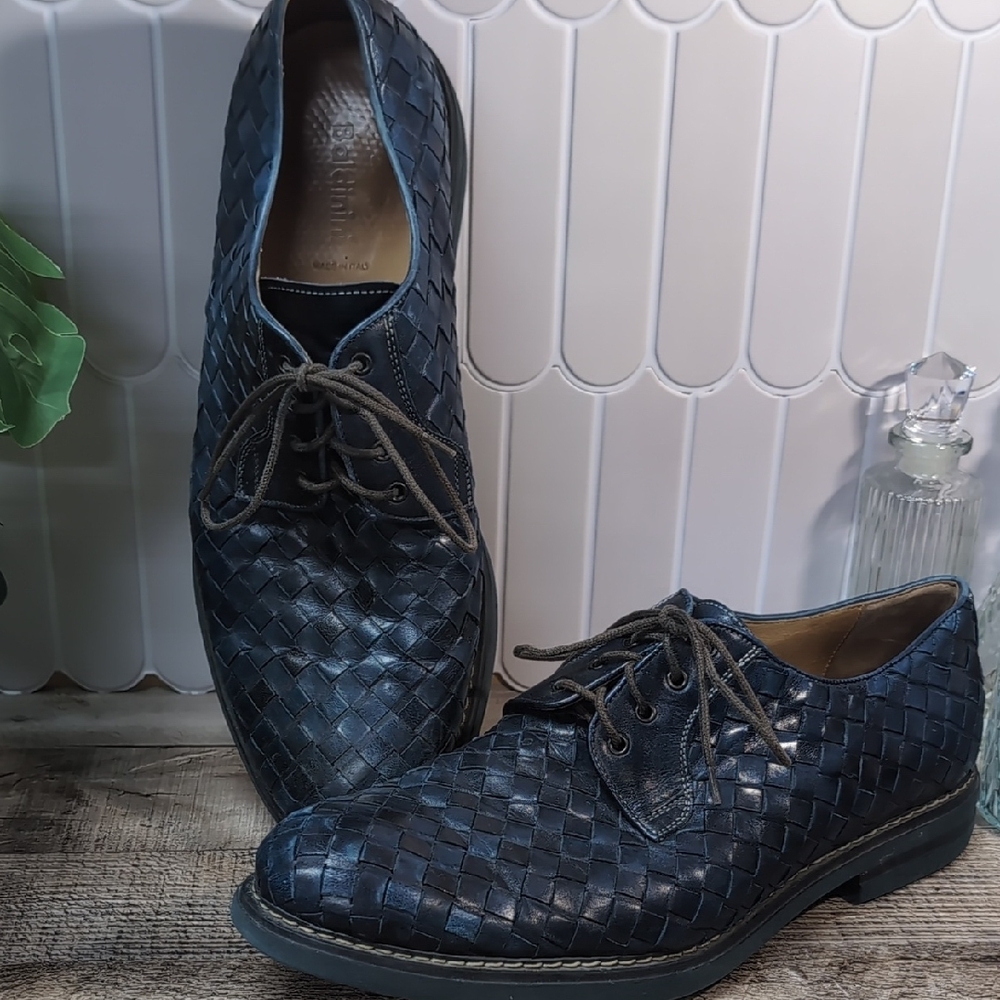 Baldinini Men's Woven Blue Size 45